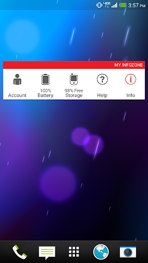My InfoZone™ Widget:Big Screen