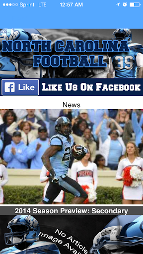 【免費運動App】North Carolina Football STREAM-APP點子