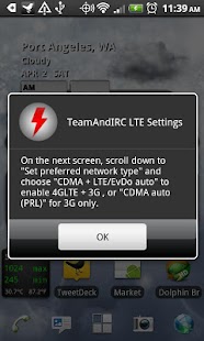 LTE OnOFF - HTC Thunderbolt