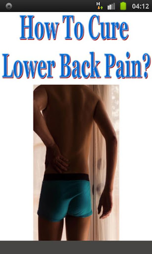 How To Cure Lower Back Pain