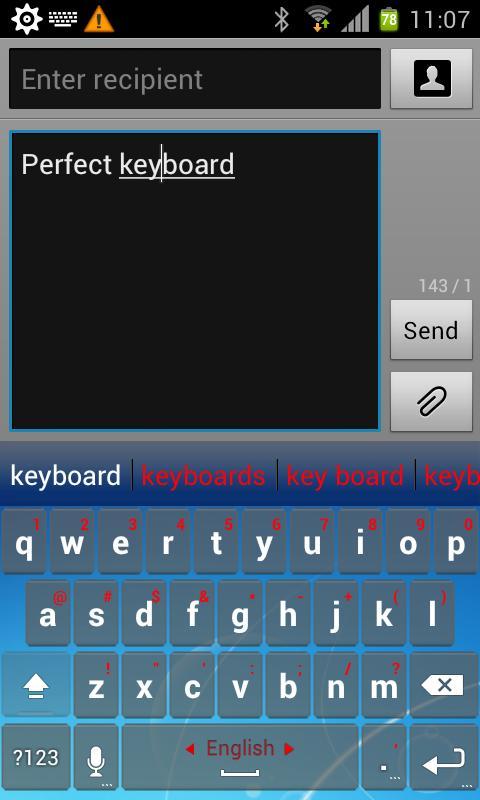 Wave Keyboard Skin Screen 3