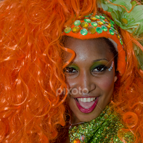 Carnavalesca by Luisa Medina - People Portraits of Women