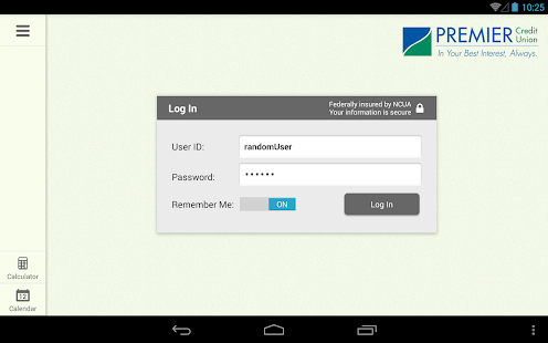 Premier Credit Union Tablet Screenshots 2