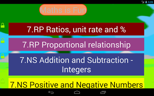 Seventh Grade Kids Math Guru-L