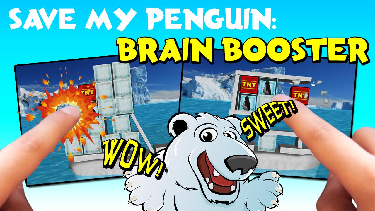 приложение с пингвином. Penguin's brain. игра пингвины на льдинах. игра с пингвином и молотком. Save penguins.