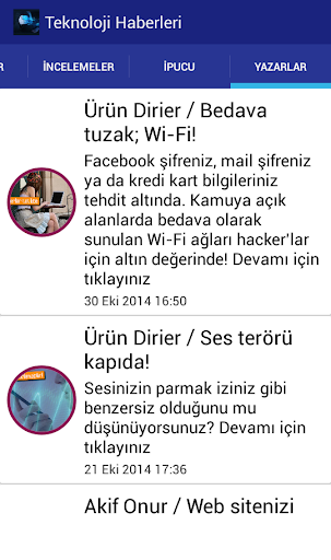 【免費新聞App】Teknoloji Haberleri-APP點子