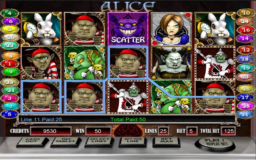 Alice - HD Slot Machine Screen 1