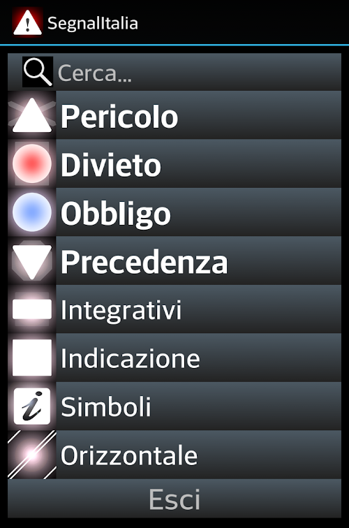 Android application SegnalItalia ITA - no ads screenshort