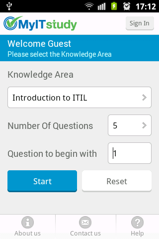 MyITstudy's ITIL Chapter Test