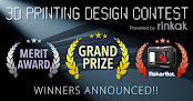 The Rinkak 3D Printing Design Contest Winners Announced