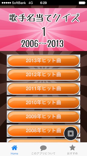 歌手名当てクイズ１ 2006～2013