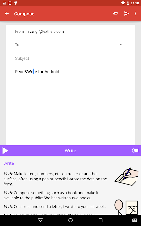 Read&Write for Android - screenshot