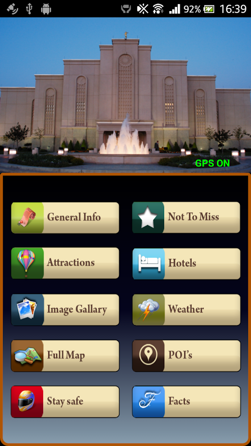 Android application Albuquerque Offline Map Guide screenshort