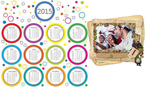 2015 日曆相框