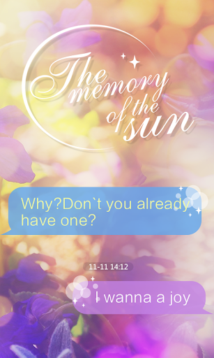 GO SMS MEMORY OF THE SUN THEME