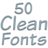 Fonts for FlipFont 50 Clean3.21.1