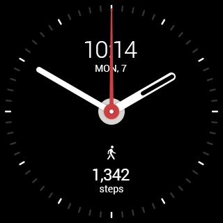 ARed WatchFace + StepFit Screen 2