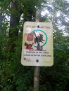 Dog off Leash Trail Sign