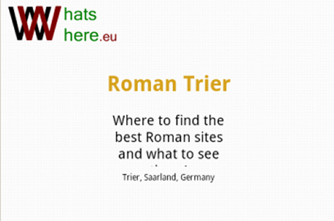 Roman Trier Tour