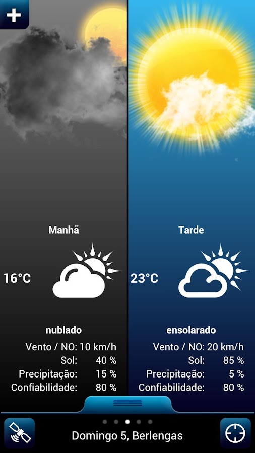 Weerbericht voor Portugal Androidapps op Google Play