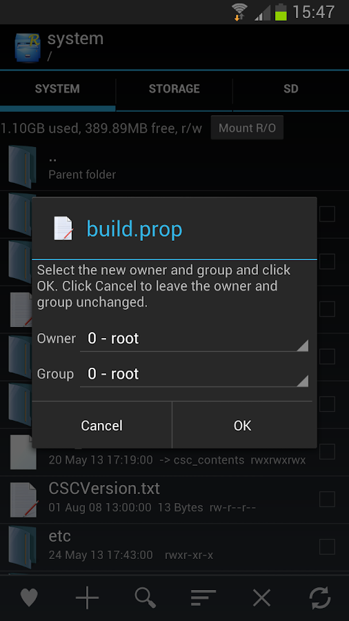    Root Explorer- screenshot  