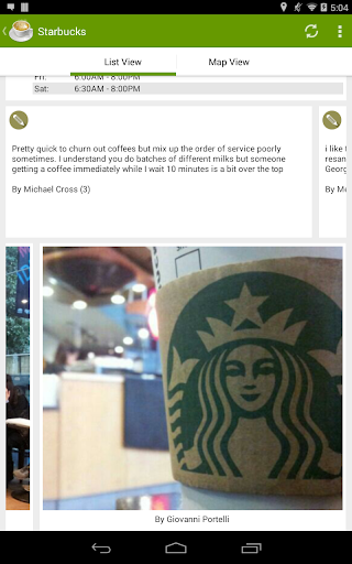 Coffee: Starbucks Tim Hortons