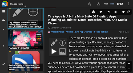 gReader Pro | Feedly | News - screenshot thumbnail