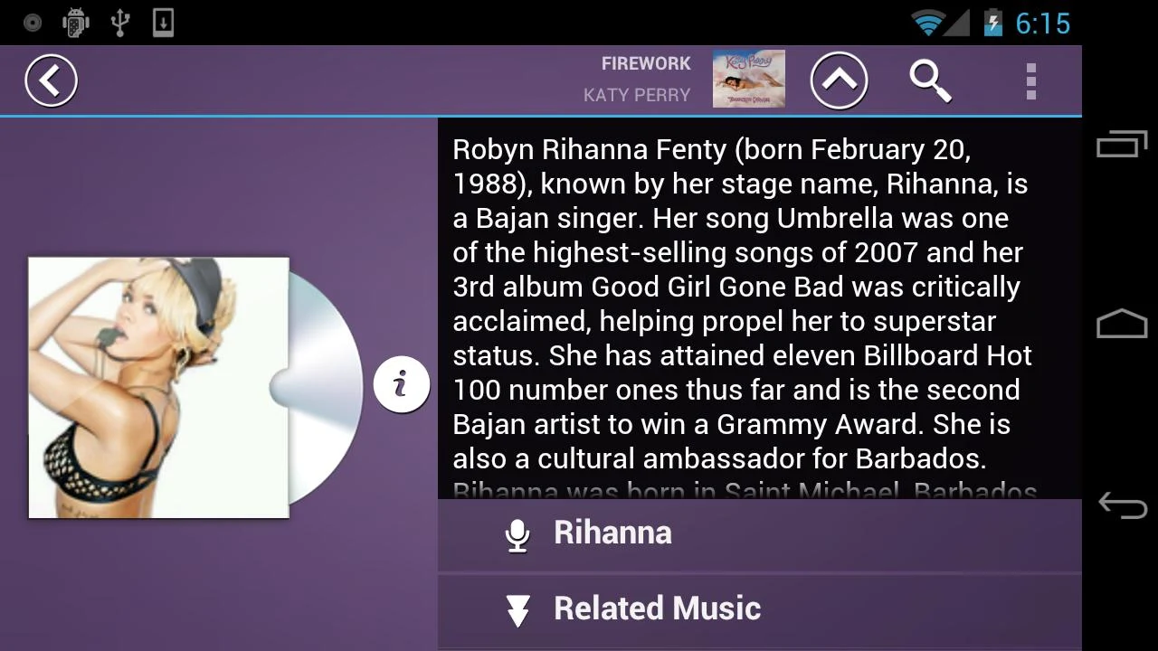 Fusion Music Player - screenshot