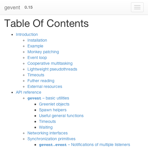 python gevent doc