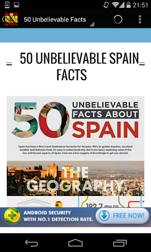 【免費旅遊App】50 Unbelievable Spain Facts-APP點子