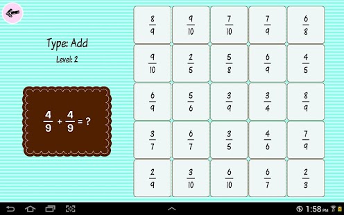  Fraction Bingo  