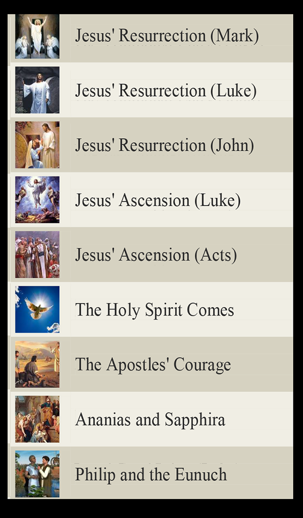 New Testament Bible Stories Screen 3