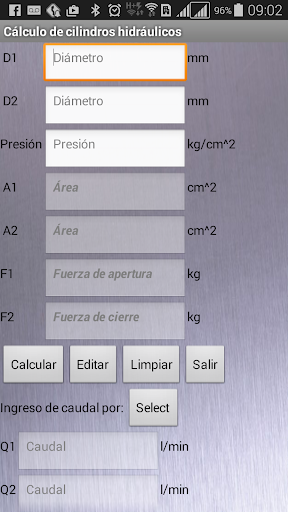 Hydraulic Cylinder Calculator