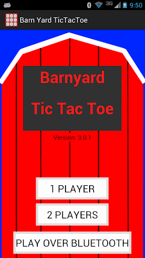 Barn Yard TicTacToe