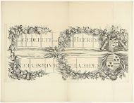 Titelblad van de plattegrond van de heerlijkheid Maarsseveen