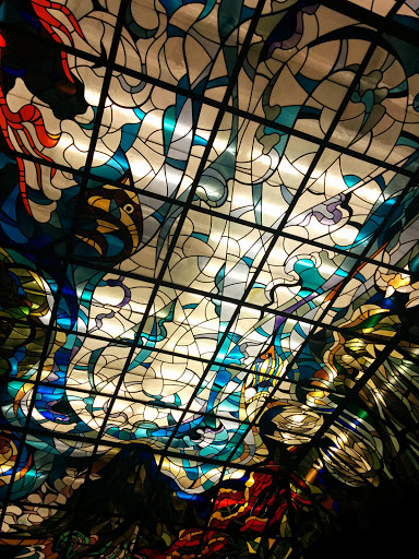 Honolulu Country Club Stained Glass Mural