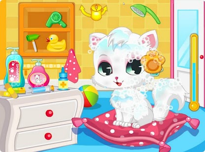 Pet Cat Spa And Salon Games HD Screenshots 2