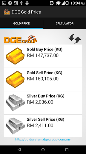 DGE Gold Price