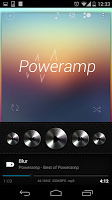 Skin for Poweramp v2 Dark Leather APK Screenshot Thumbnail #1