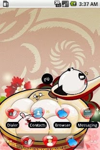 NONOPANDA New Year SQTheme ADW Screenshots 0