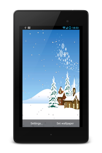 【免費個人化App】Snowfall Live Wallpaper Free-APP點子