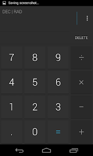 Calculator Holo Dark Theme - screenshot thumbnail