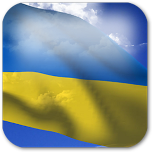 3D Ukraine Flag