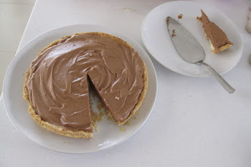 French Silk Chocolate and Salted Caramel Pie