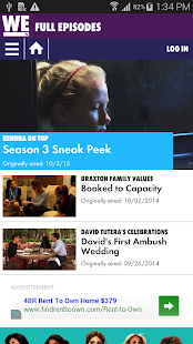 WE tv Mobile Screenshots 2