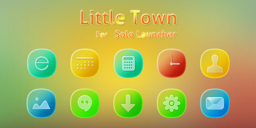 Little Town Icons Wallpapers