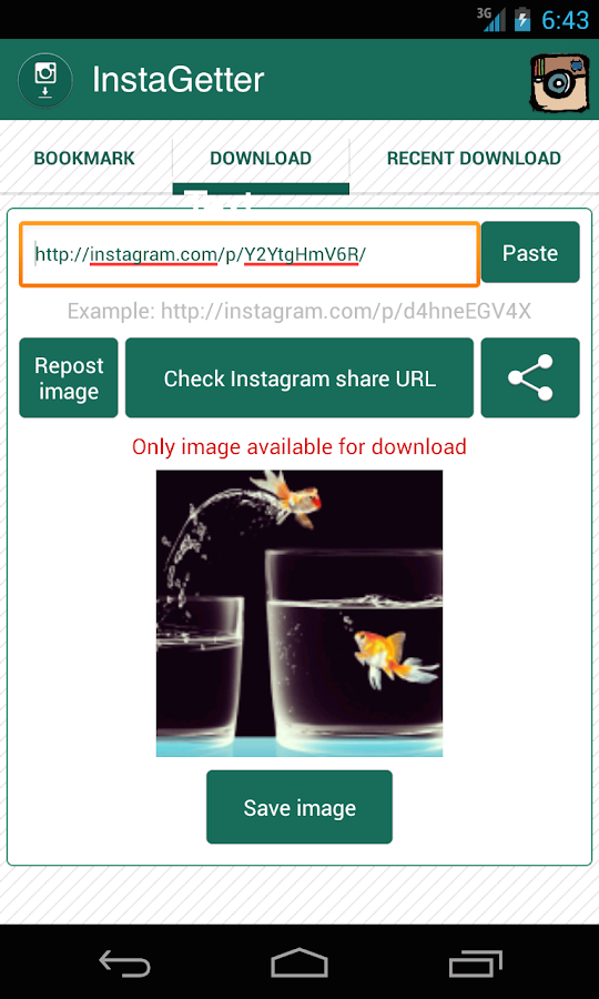 InstaGetter for Instagram - screenshot