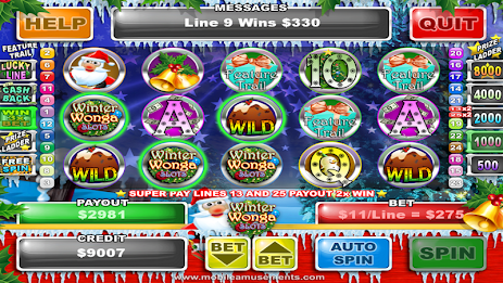 Winter Wonga Slots poster 13