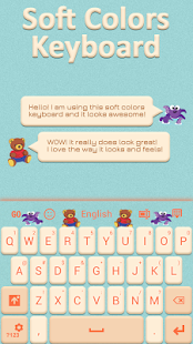 Lastest Soft Colors Keyboard Theme APK for Android