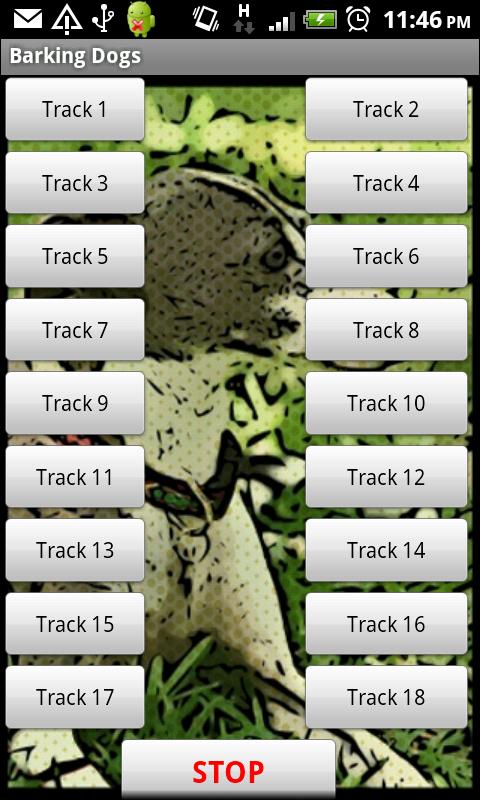 Android application Barking Dogs Sounds screenshort